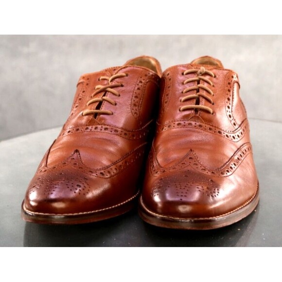 Cole Haan Cambridge Men\'s Wingtip Oxfords Dress Shoes Size 10 M Leather C12915 main image 7